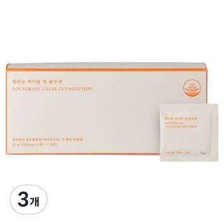 영라뉴 싸이클컷솔루션 돌외잎 액티포닌, 14회분, 3개