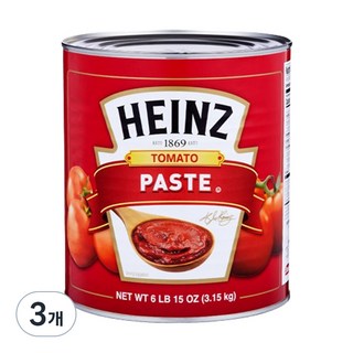 하인즈 토마토 페이스트 3.15kg 3개 상품 이미지