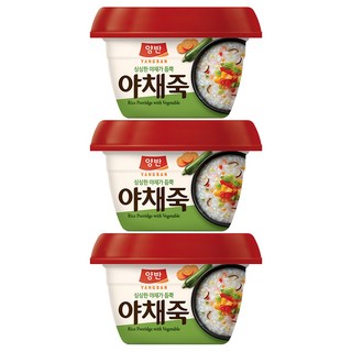 양반 야채죽, 287.5g, 3개