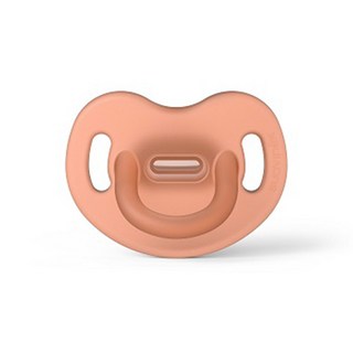 스와비넥스 유아용 모유촉감 올실리콘 아나토미컬 쪽쪽이, 1단계(0~6개월), 오렌지, 1개