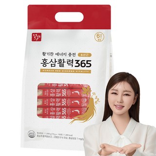 정원삼 6년근 홍삼활력365 100p, 1000g, 1개