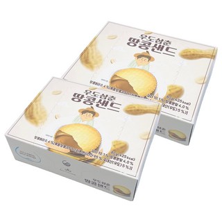 우도삼춘 땅콩샌드, 80g, 2개