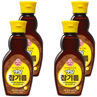 오뚜기옛날 참기름, 300ml, 4개