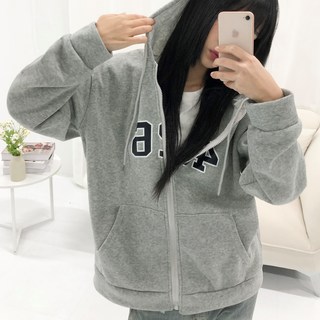 피어니스트 박시 캐주얼 후드집업