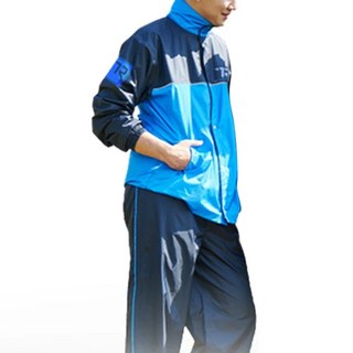 TDN RACING 迷幻超輕風雨衣 藍色 (3XL), 藍