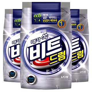 비트 분말세제 드럼용 리필, 2.5kg, 3개