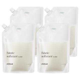 아토팜 섬유유연제 튤립블라썸 리필, 1000ml, 4개