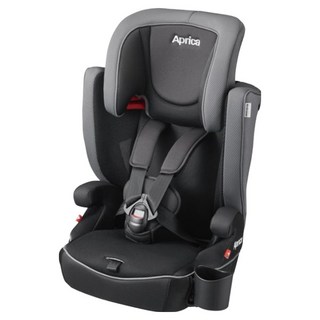 Aprica 愛普力卡 輔助汽座 AIR GROOVE 2067938，適用2~12歲兒童，酷格里斯時尚配色，安全舒適, 酷格里斯, 1個
