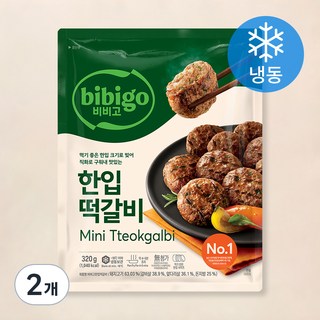 비비고 한입 떡갈비 (냉동), 320g, 2개