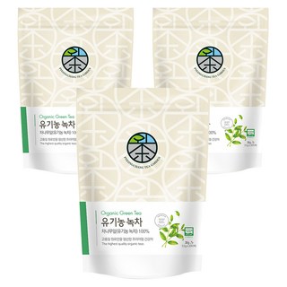 평창다원 유기농 작설 녹차 생분해티백, 1.5g, 20개입, 3개