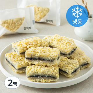 창억떡 입안가득 고소한 녹두깨찰떡 (냉동), 500g, 1개입, 2개