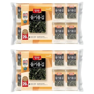 양반 들기름김, 90g, 2개