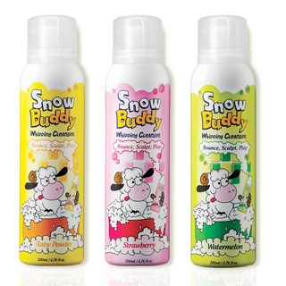 스노우버디 베이비 휘핑 클렌저 파우더 + 딸기 + 수박 세트, 1세트, 200ml
