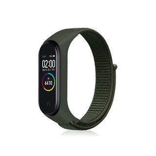 디씨네트워크 미밴드 스포츠 나일론 스트랩, Army Green