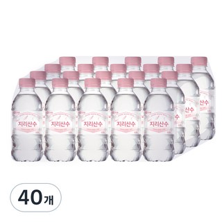 지리산수 핑크, 330ml, 40개