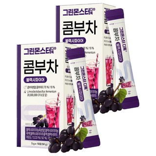 그린몬스터 디톡 콤부차 블랙사파이어, 5g, 10개입, 2개