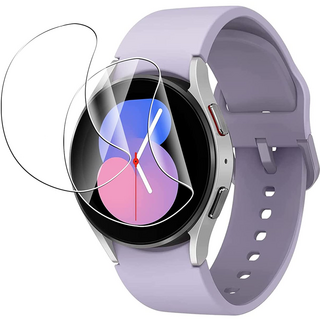 요거 갤럭시워치 풀커버 이지핏 TPU 액정보호필름, 투명, 2개