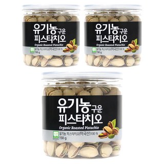 OrganicStory 유기농 구운 피스타치오, 150g, 3개
