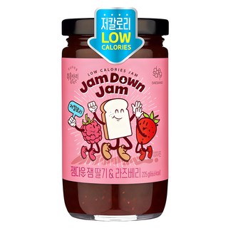 복음자리 잼다운 잼 딸기 앤 라즈베리, 225g, 1개