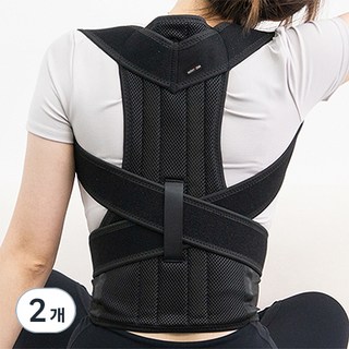 해비다운 바른자세 숄더밴드 블랙