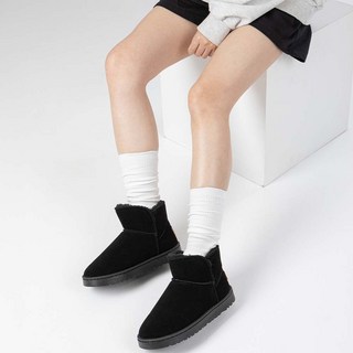 슈넬 여성용 제로미 퍼안감 숏 어그부츠