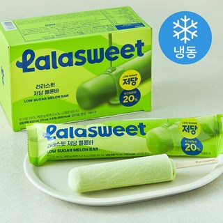 라라스윗 저당 멜론바 6개입 (냉동), 70ml, 1개 대표 이미지 - 아이스크림 추천