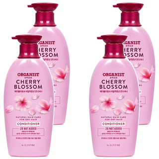 오가니스트 체리블라썸 수분 영양 컨디셔너, 500ml, 4개