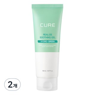 김정문알로에 큐어 수딩젤, 150ml, 2개