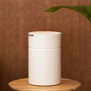 화이트 퍼플플라스틱 원터치 밀폐 음식물쓰레기통 3L 캐리어음식물처리기 화이트 퍼플플라스틱 원터치 밀폐 음식물쓰레기통 3L 캐리어음식물처리기