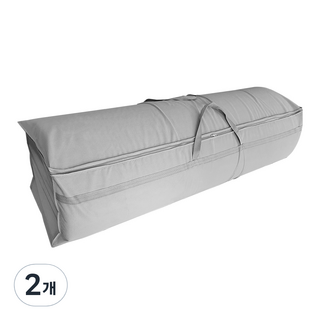 더베딩샵 메모리폼 토퍼 매트리스 보관가방 퀸 그레이 2개 상품 이미지