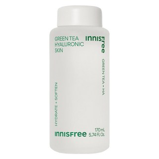 INNISFREE 綠茶玻尿酸化妝水, 清爽保濕, 平衡油水, 敏弱肌適用, 170ml, 1瓶