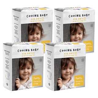 Cooing 에어 드라이 풀커버 팬티형 기저귀 아동용, 특대형(XL), 88매