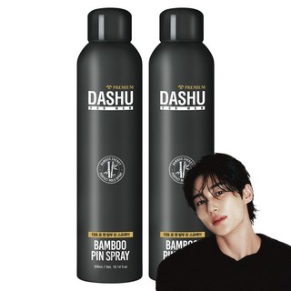 다슈 포 맨 프리미엄 밤부 핀 헤어스프레이, 300ml, 2개