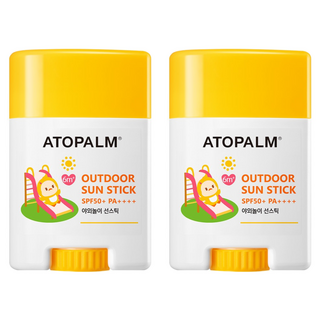 아토팜 유아용 야외놀이 선스틱 SPF50+ PA++++, 21g, 2개