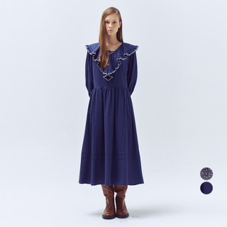 [하고하우스] 보카바카 여성용 아델 프릴 빅 카라 롱 원피스 VC2378OP003M 상품 이미지