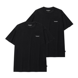 커버낫 남녀공용 쿨 코튼 로고 반팔 티셔츠 CO2502STC1 2p