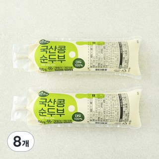 맑은물에 참 좋은 국산콩 100% 순두부, 400g, 8개