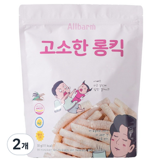올바름 고소한롱킥 간식, 고소한맛, 30g, 2개