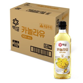 백설 카놀라유, 12개, 900ml