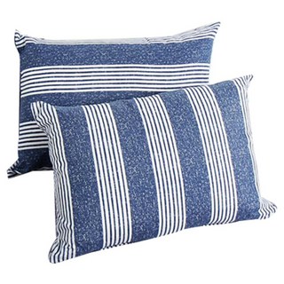 Magic Bed 厚實枕頭套2入+枕芯2入組, 1個, 線海軍