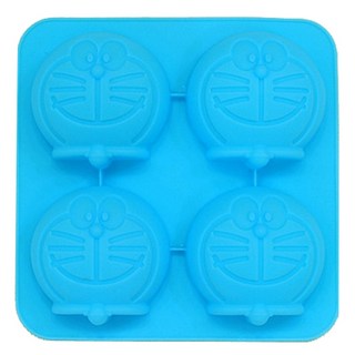석고방향제 DIY 천연비누 제작용 고양이로봇 4구 실리콘몰드