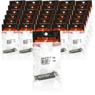 Machlink D-SUB 2排25針連接器轉接頭 100入, ML-DS25M