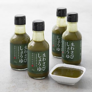 주비푸드 생와사비 간장소스 170g x 4팩 간장만들기 주비푸드 생와사비 간장소스 170g x 4팩 간장만들기