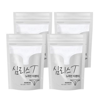 여성용 심리스 티팬티 4p 사용 모습