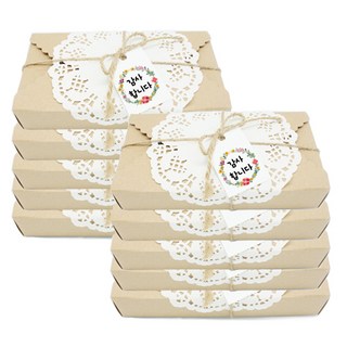 룰루데이 자연유래비누 랜덤발송 2p + 선물상자 세트, 75g, 10개