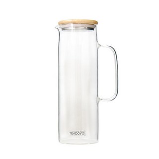 티도요 유리 물병, 혼합색상, 1200ml, 1개