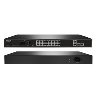 넥스트 기가비트 16포트 2SFP POE 스위칭허브 270W, NEXT-POE320SFP-PD, 1개[출고]_ma