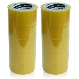 THE 튼튼한 투명 박스테이프 경포장용 48mm x 50m, 10개