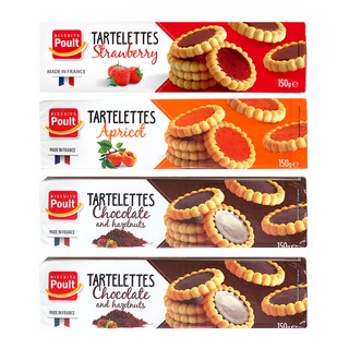 폴트 타르트 딸기+살구+초콜릿 앤 헤이즐넛, 600g, 1세트