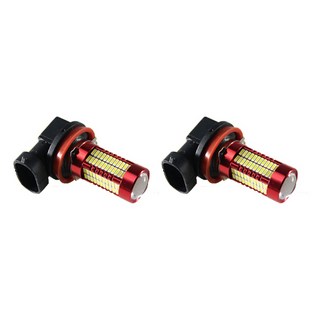 Tikerbell 紅色版波特2 106 LED汽車霧燈H8型, 單一顏色, 2個